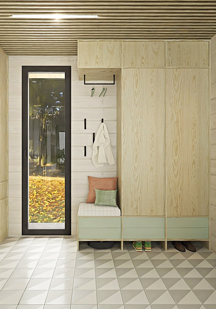 Grafika projektu IN THE WOODS